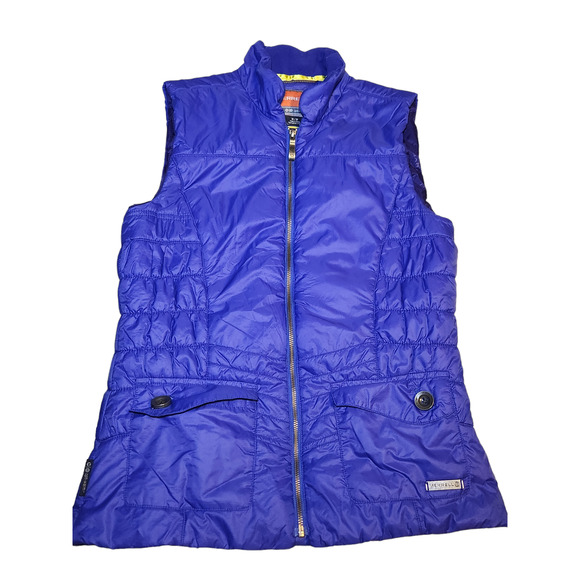 Merrell Opti-Warm Womens Puffer Vest Blue Quilted Sleeveless Jacket Medium - Picture 11 of 11